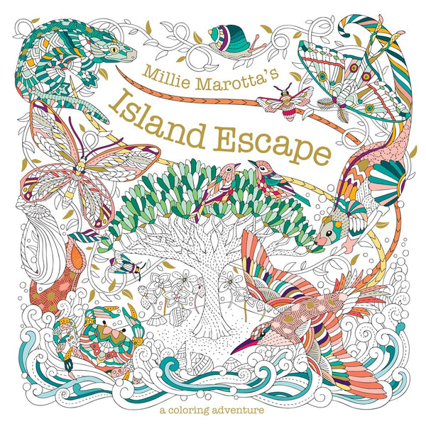 Millie Marotta's Island Escape: A Coloring Adventure (A Millie Marotta Adult Coloring Book)